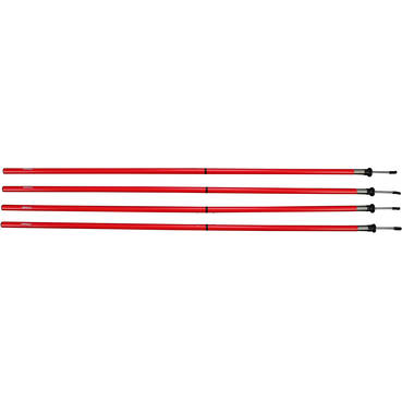 Agility Pole Two Piece (4 pack Red)